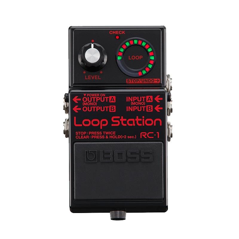 BOSS RC-1 Loop Station BLACK 黒 Boss RC-1 Loop Station Looper Pedal - Black | Sweetwater